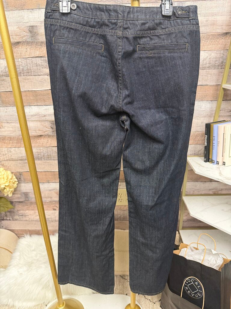 London Jean Dark Wash Wide Leg Denim Jeans