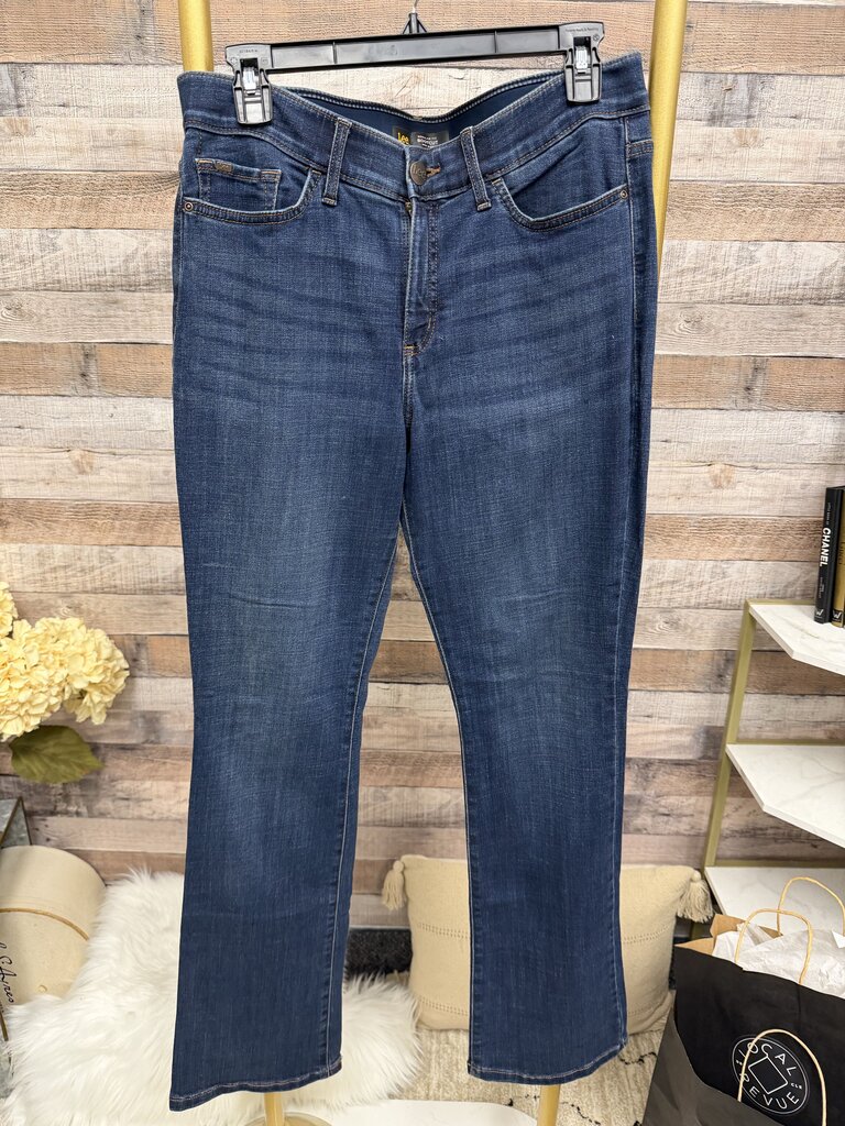Lee Regular Fit Bootcut Mid Rise Navy Jeans
