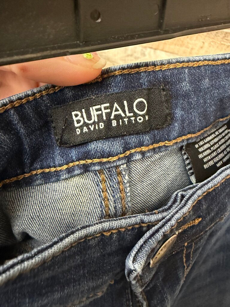 Buffalo David Bitton Dark Wash High Rise Skinny Jeans