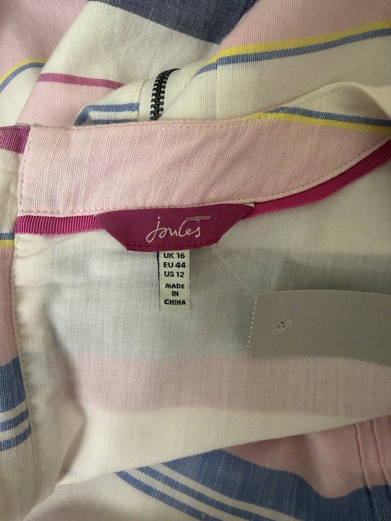 Joules Riviera Multi Color Striped Shift Dress
