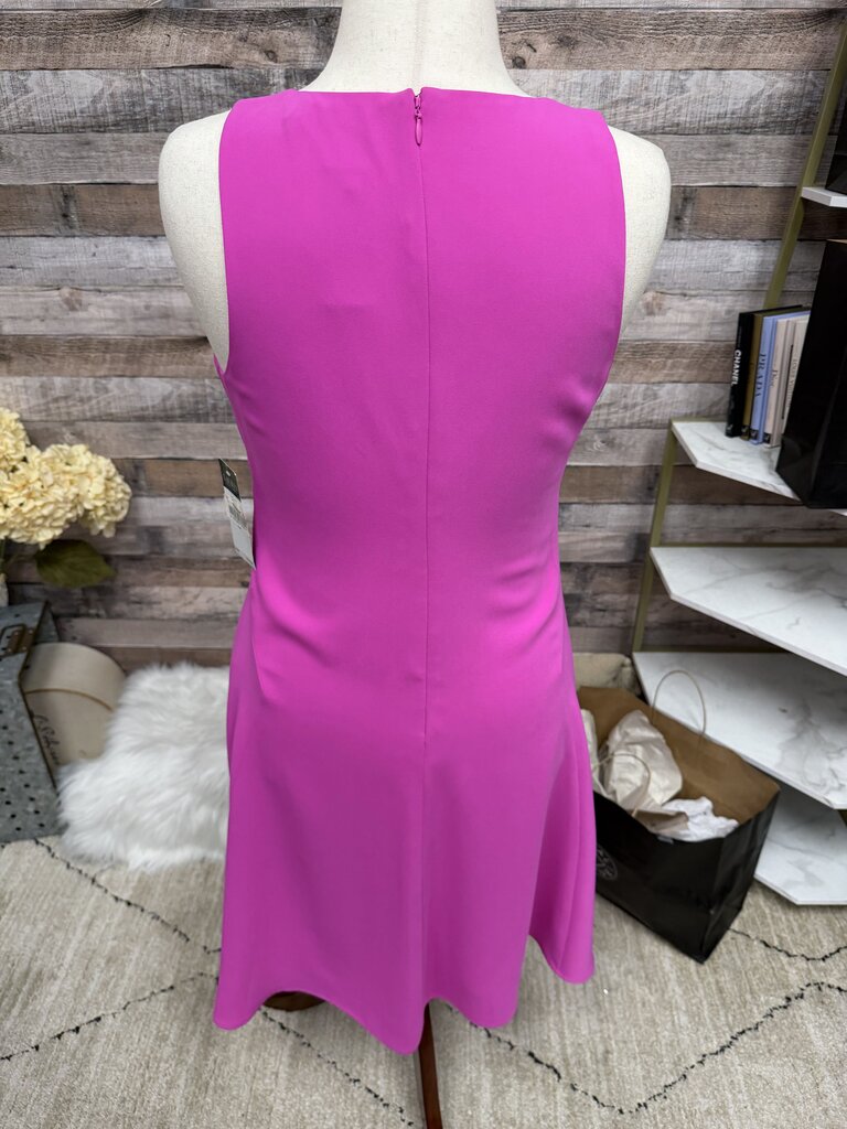 NWT Lauren Ralph Lauren Pink Scoop Neck Dress Sleeveless Shift Dress