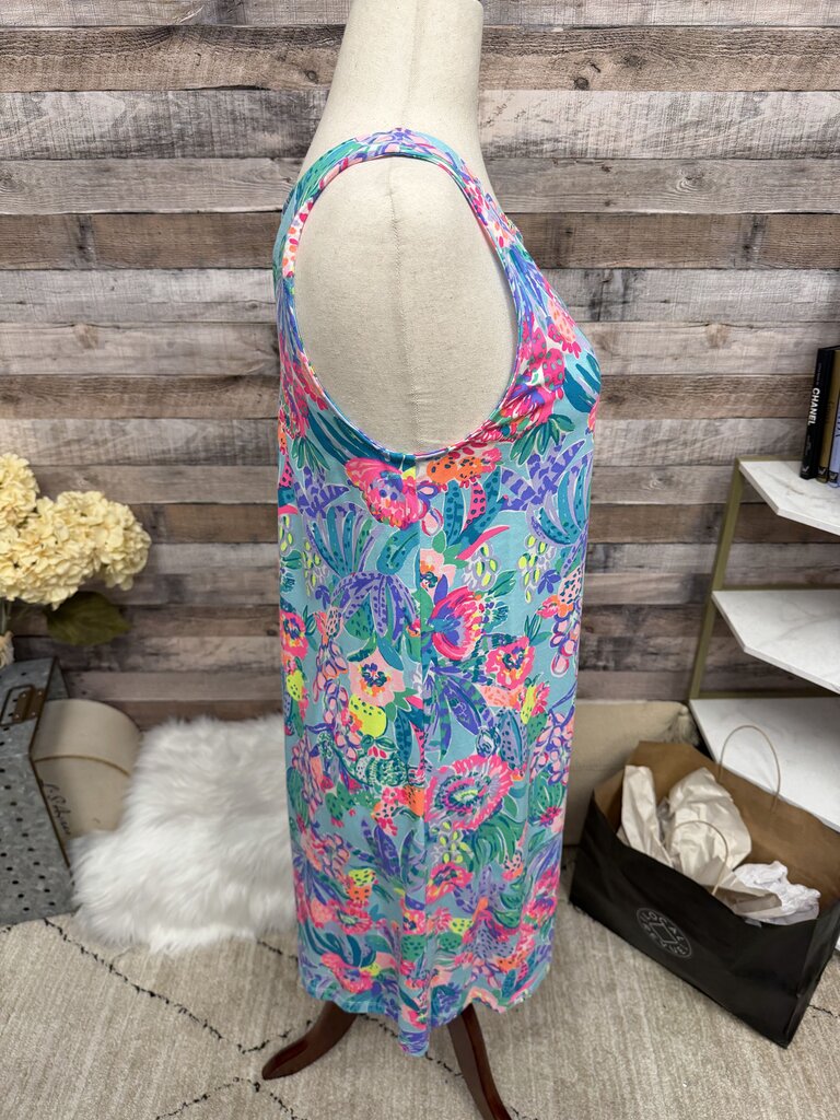 Lilly Pulitzer Multi Color Tropical Print Dress Shift Dress