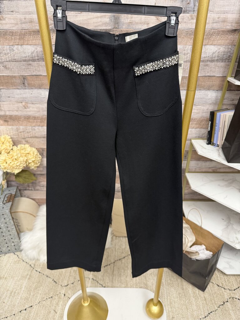 Maeve The Colette Embellished Pocket Pants