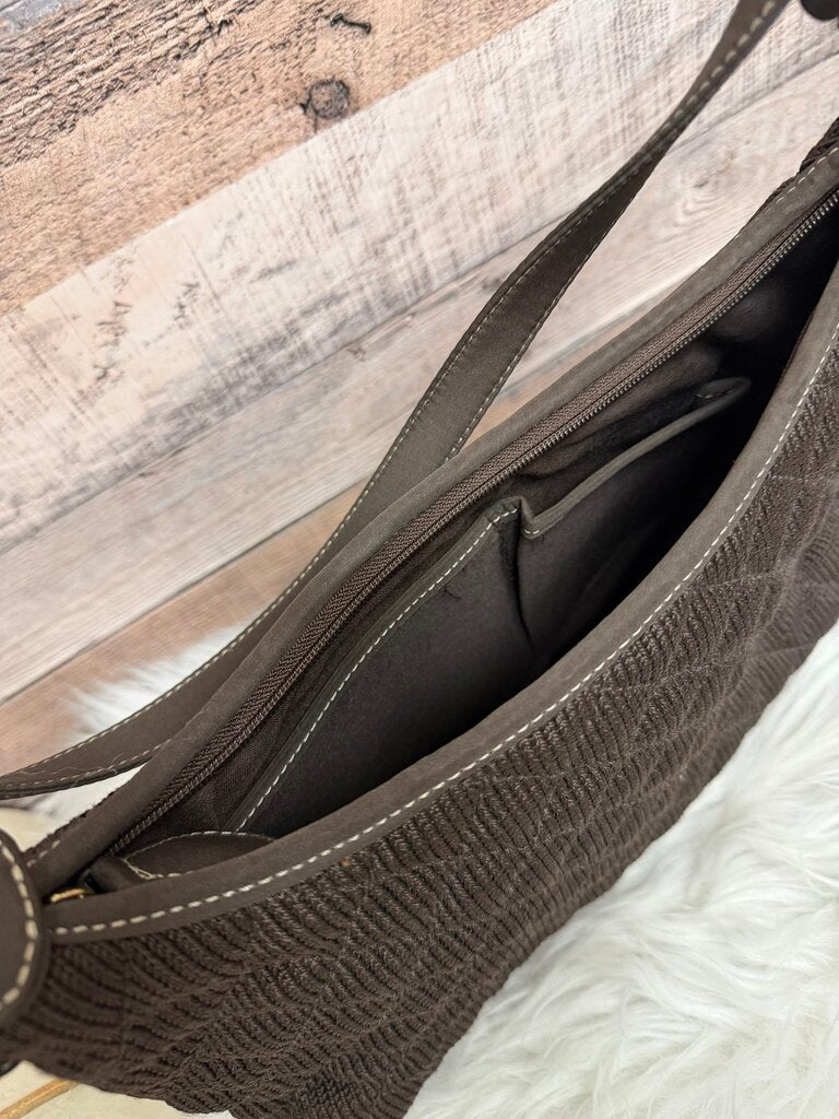 The Sak Quilt Knit Fabric Shoulder Bag
