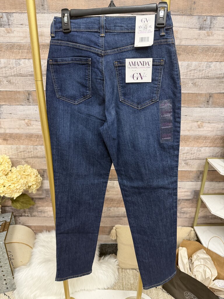 NWT Gloria Vanderbilt Dark Wash Denim Jeans