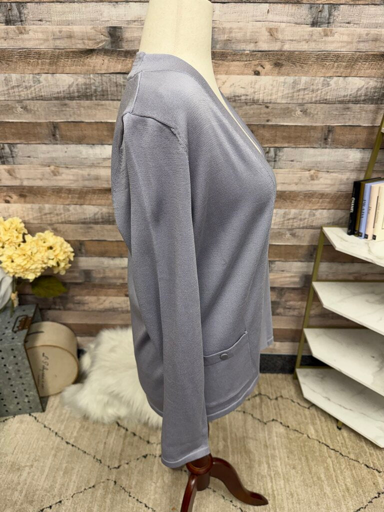 NWT Anne Klein Malibu Lavender Knit Cardigan