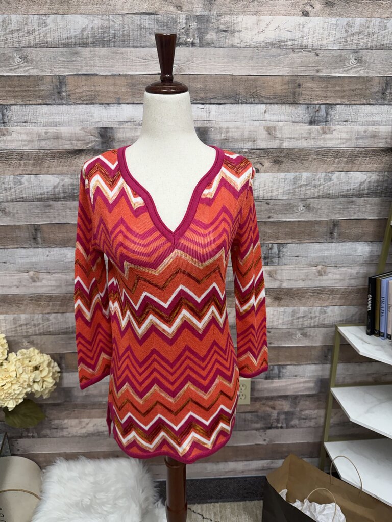 Jones New York Signature Zig Zag Sweater
