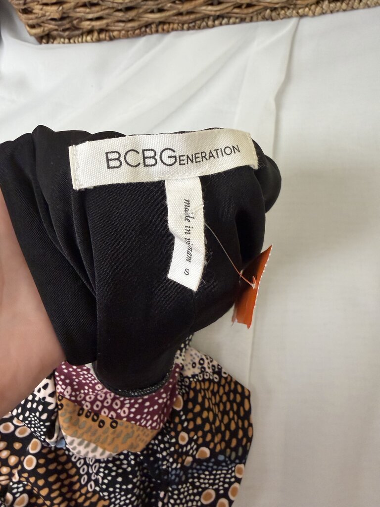 BCBGeneration Mixed Animal Print Maxi Dress