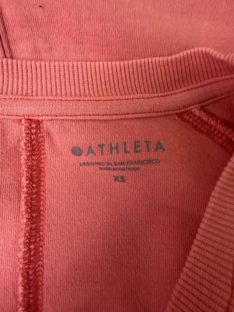 Athleta Coral Knit Crewneck Sweatshirt