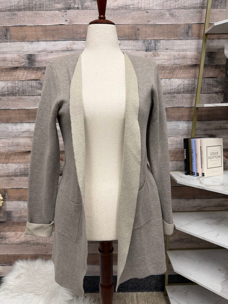 Apt 9 Brown Knit Open Cardigan