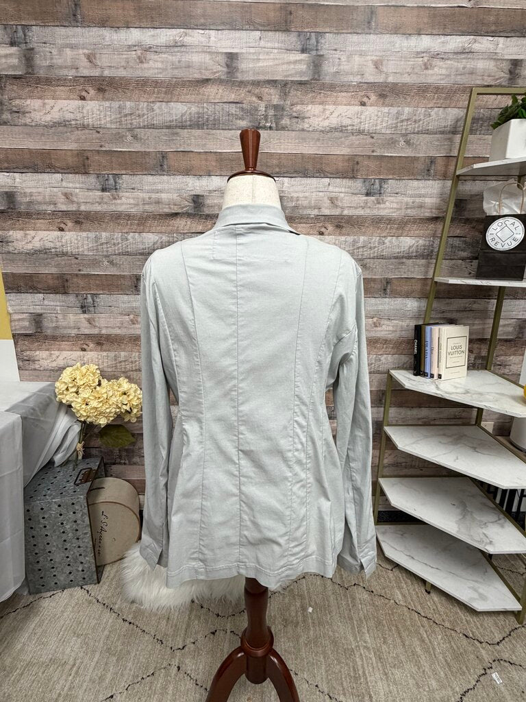 Phillip Lim Grey Long Sleeve Notch Lapel Jacket