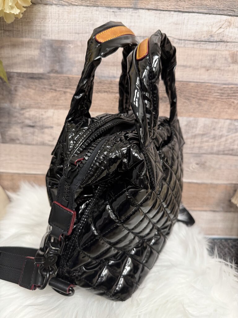 MZ Wallace Quilted Patent Leather Handbag