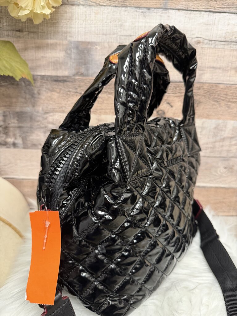 MZ Wallace Quilted Patent Leather Handbag