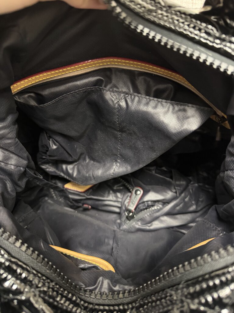 MZ Wallace Quilted Patent Leather Handbag