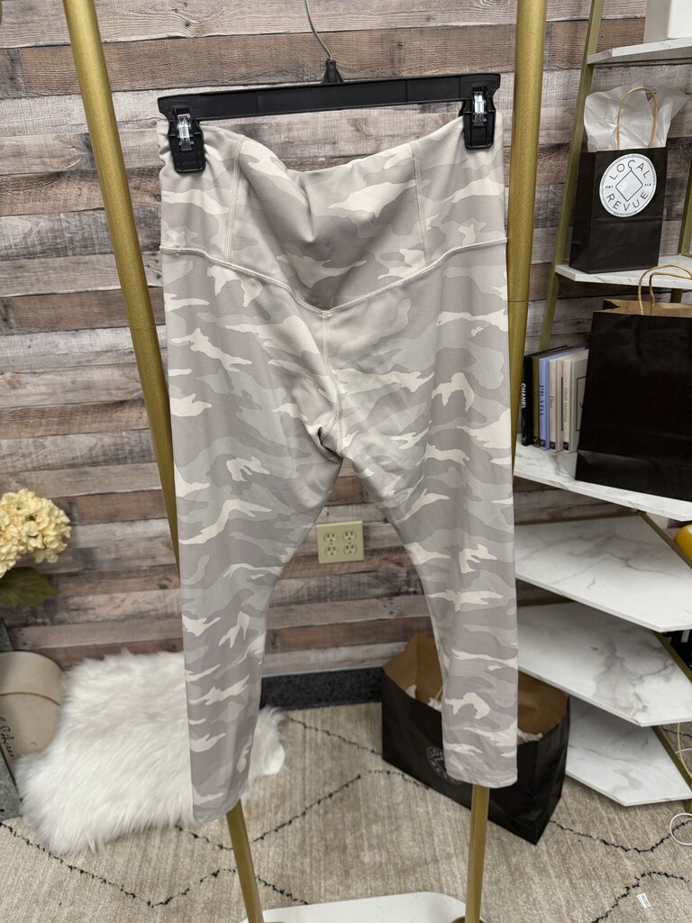 Athleta Elation Taupe Camo Athletic Leggings