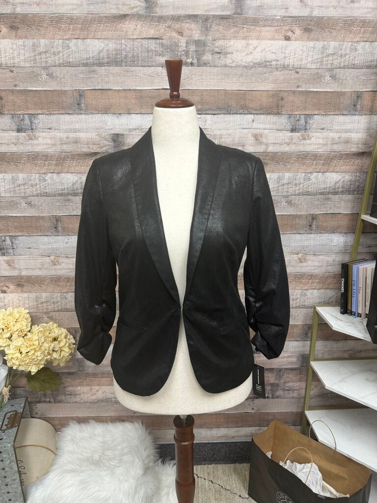 INC International Black Sparkle Blazer Jacket