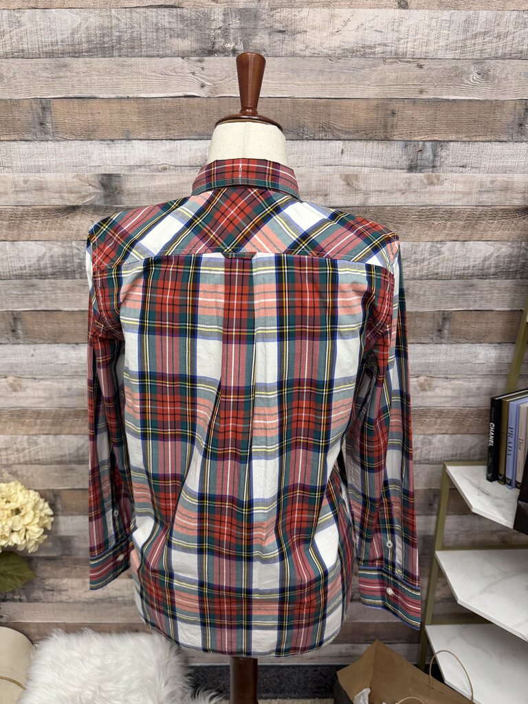J.Crew Classic Plaid Button Down Shirt