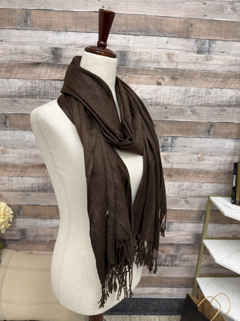 Mademoiselle Brown With Fringe Scarf Mademoiselle Brown N/A women UNCATEGORIZED