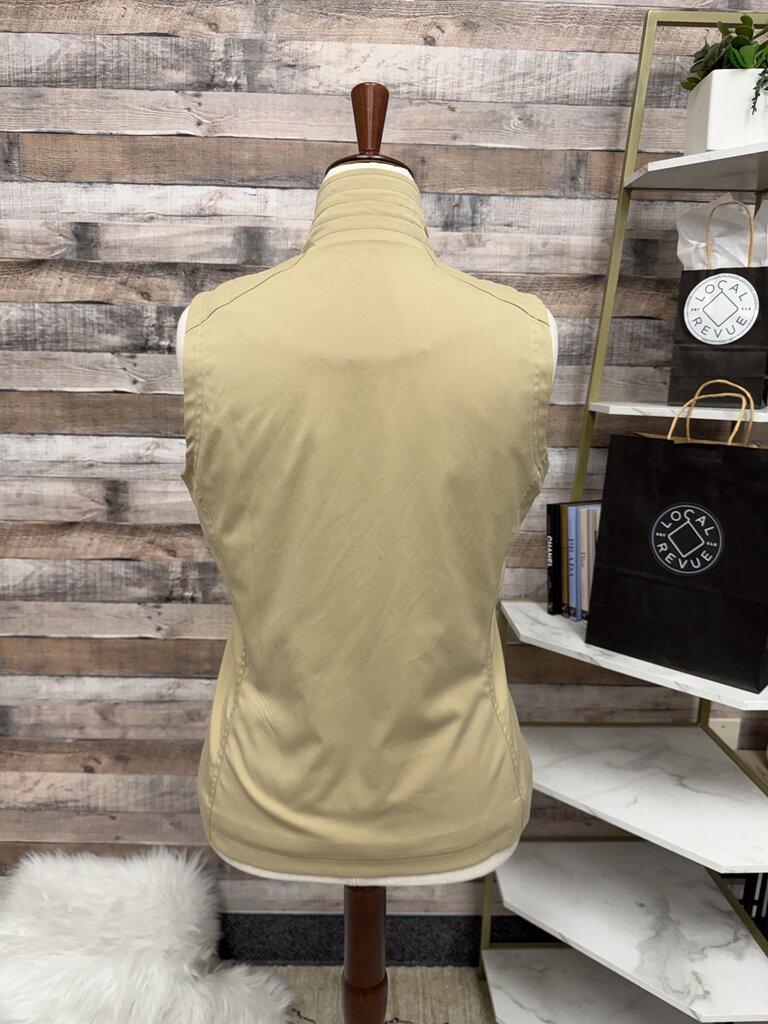 Tail Sleeveless Leopard Print Lining Golf Vest