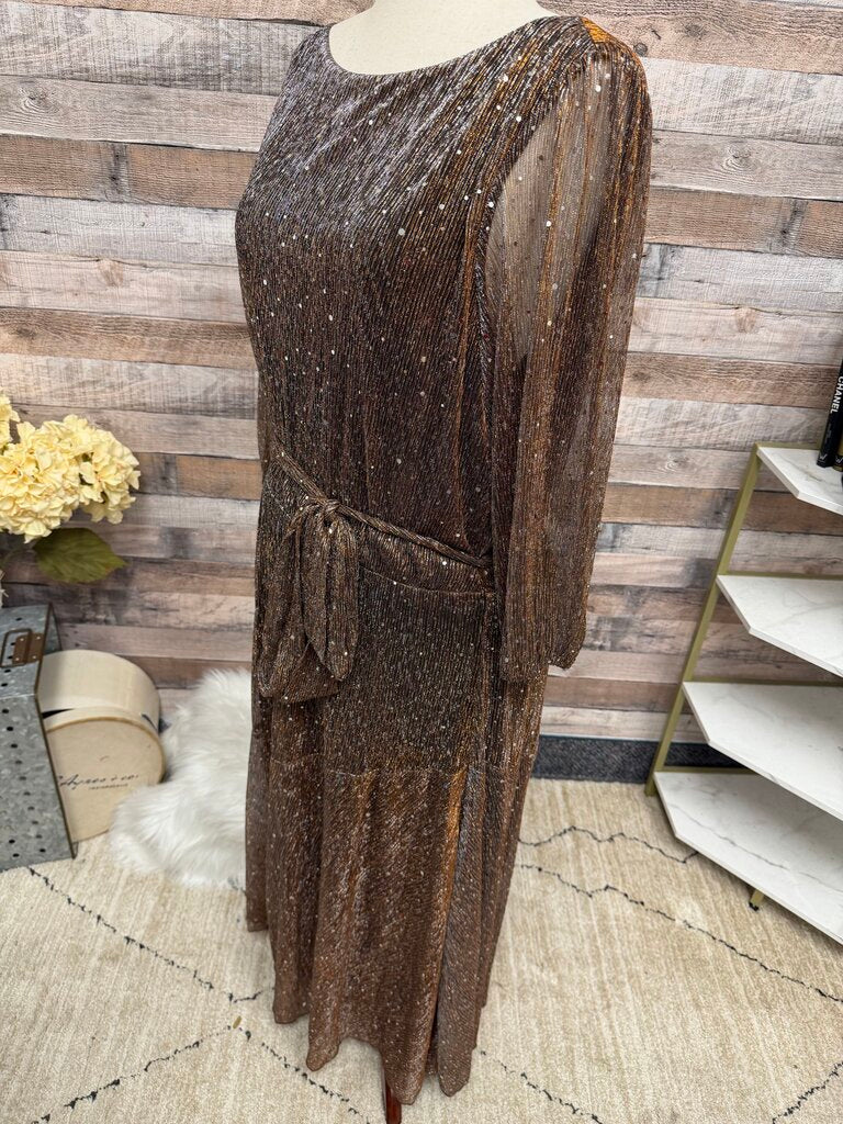 Donna Ricco Brown/Bronze Silver Sequin