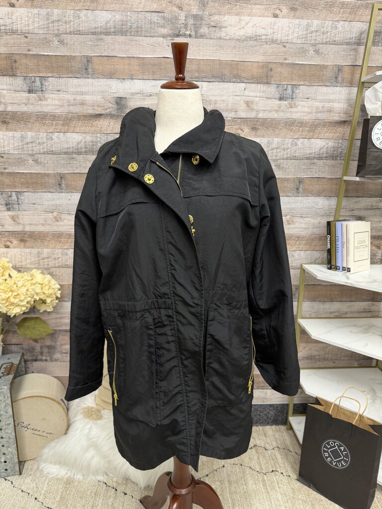 Venezia Milano black with gold accent jacket