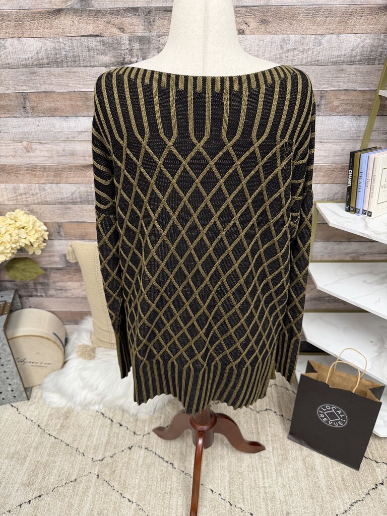 Peruvian Connection Southwestern Aztec pattern knit cardigan