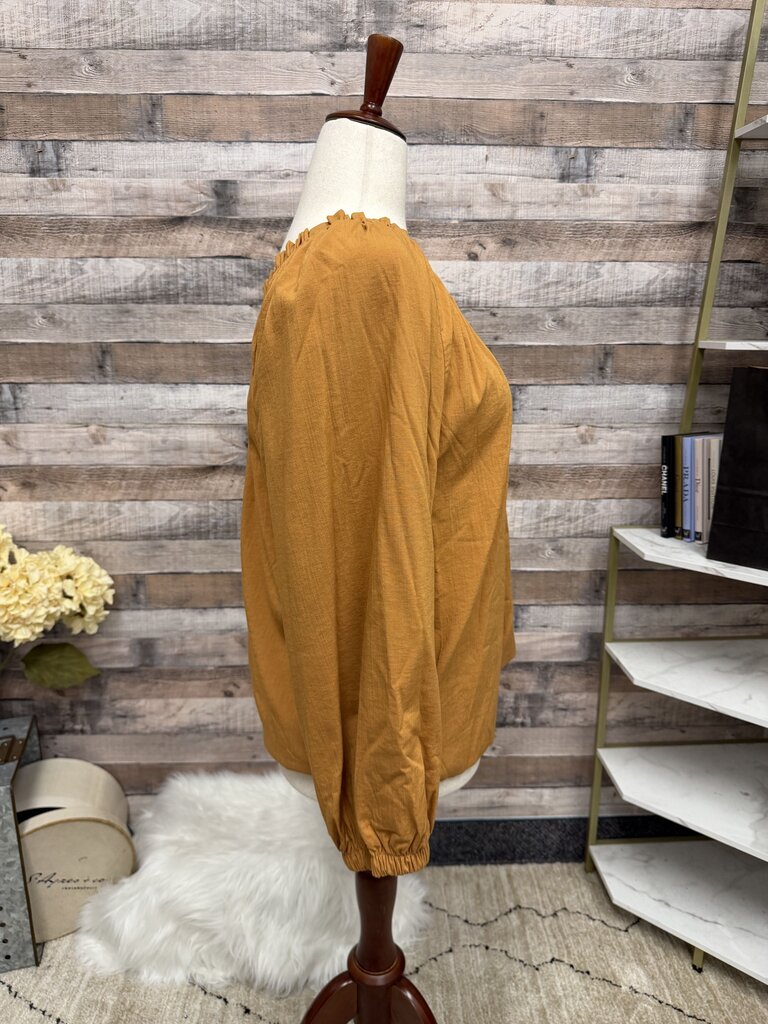 Evereve One Shoulder Orange Blouse