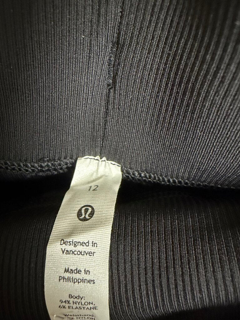 Lululemon Black Nylon Joggers