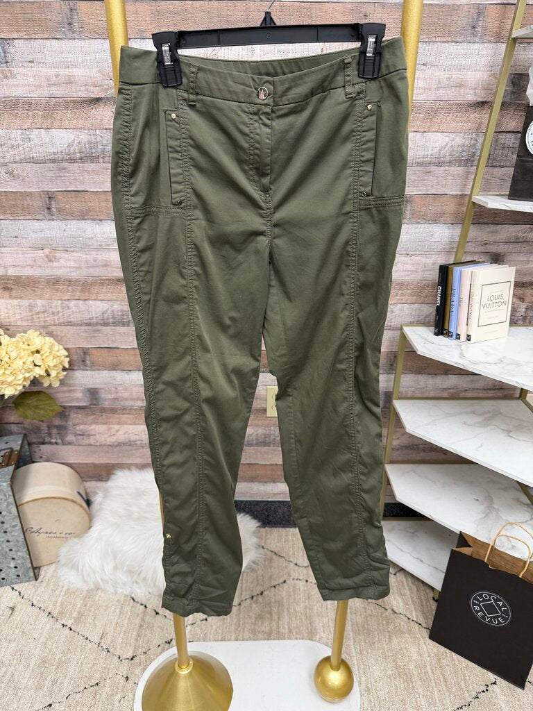 Chicos army green cargo pants