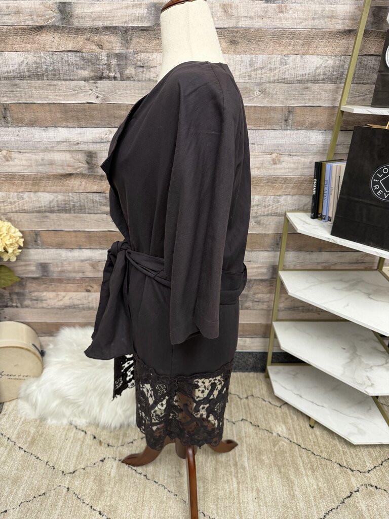 Isda & Co Black Jacket w/Cut-out Hem Isda & Co Black Medium women JACKETS & COATS