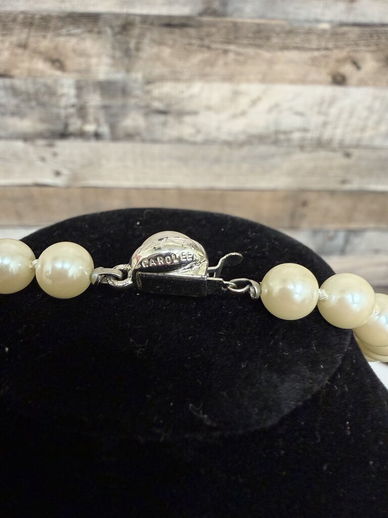 Carolee authentic pearl necklace with silver clasp