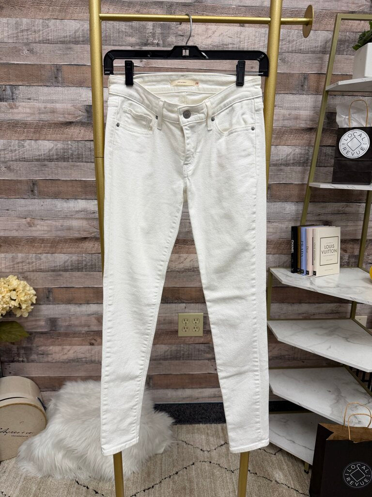 Levi's White Skinny Jeans