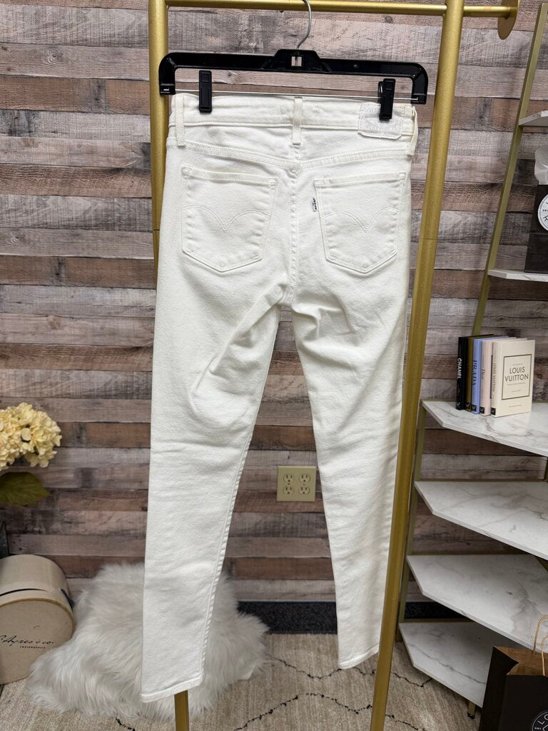 Levi's White Skinny Jeans