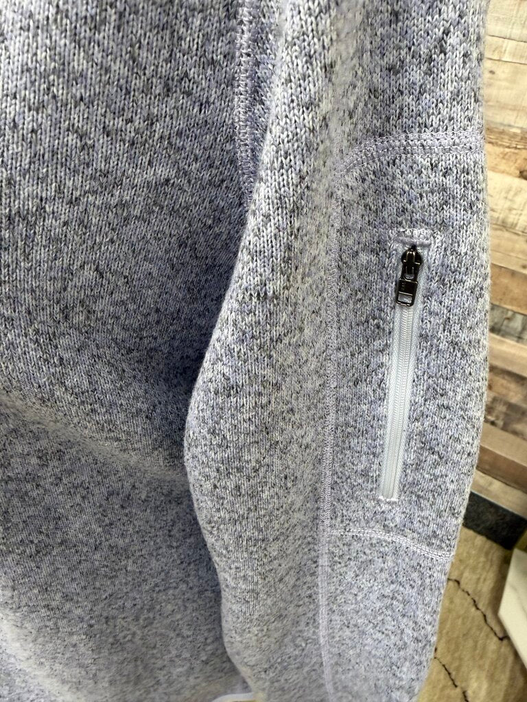 Patagonia Lilac/Grey 1/4 Zip Long Sleeve Pullover