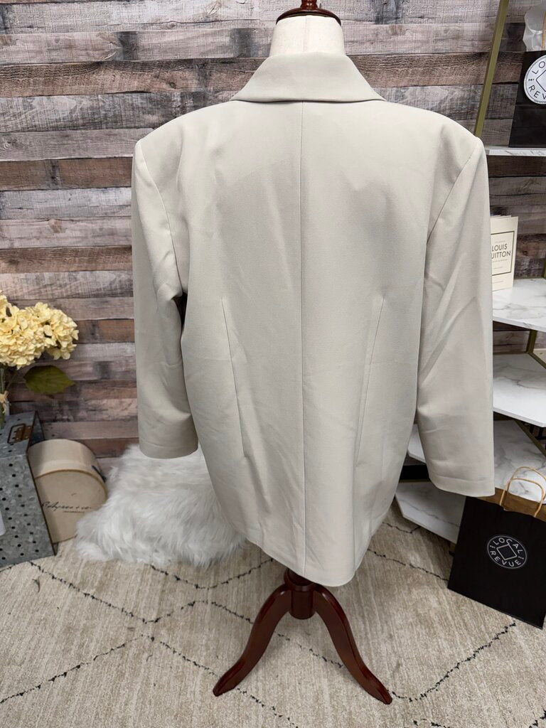 Open Edit Taupe Blazer XL