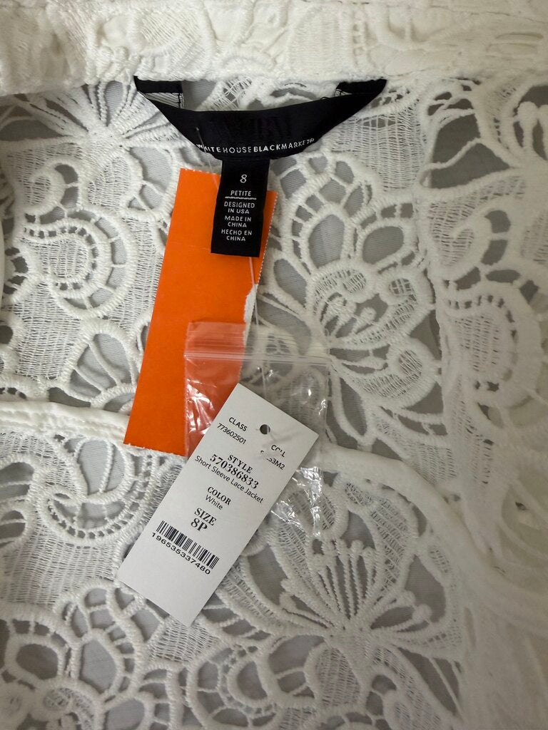 Black House/White Market short sleeve lace jacket NWT