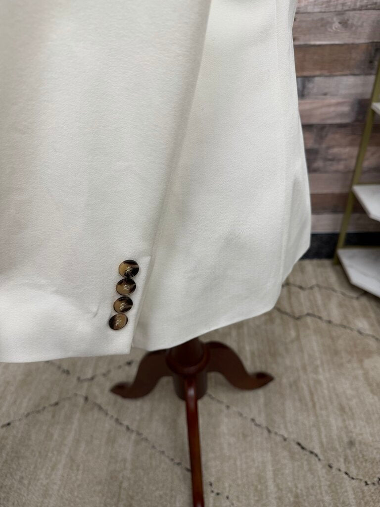 Antonio Melani cream single breasted blazer NWT