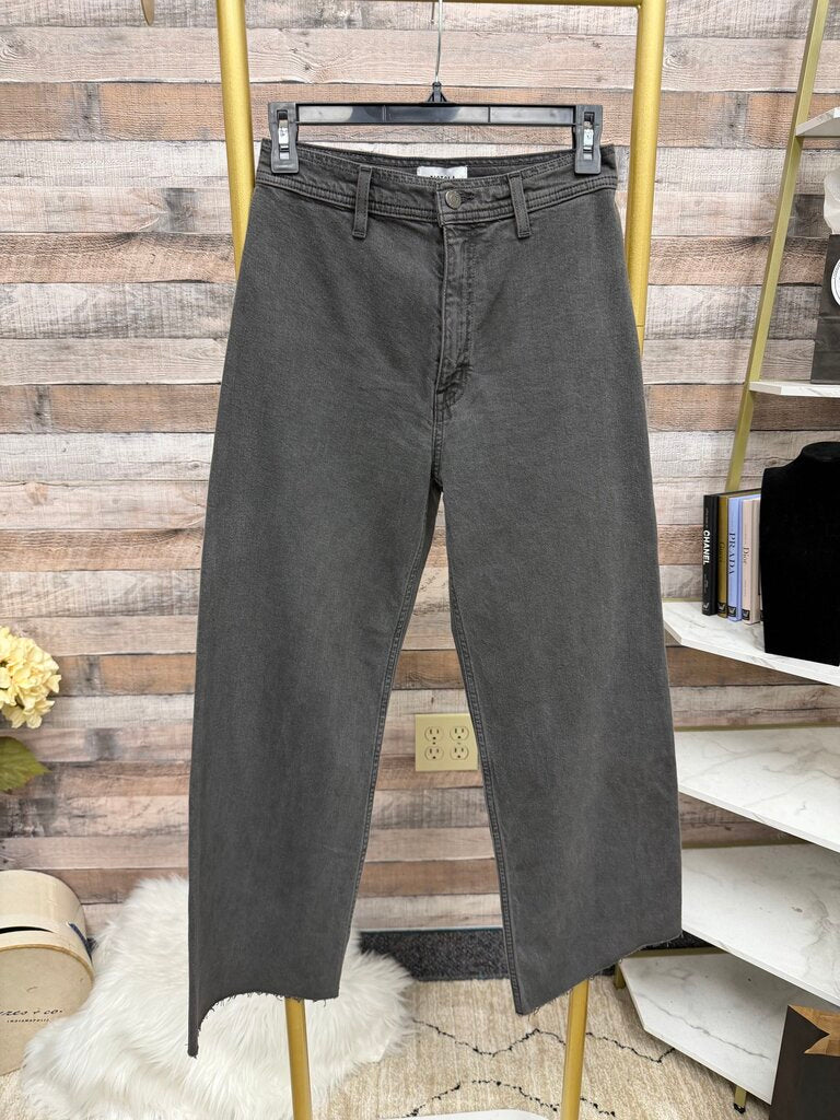 Pistola Grey Wide Leg Jeans 26