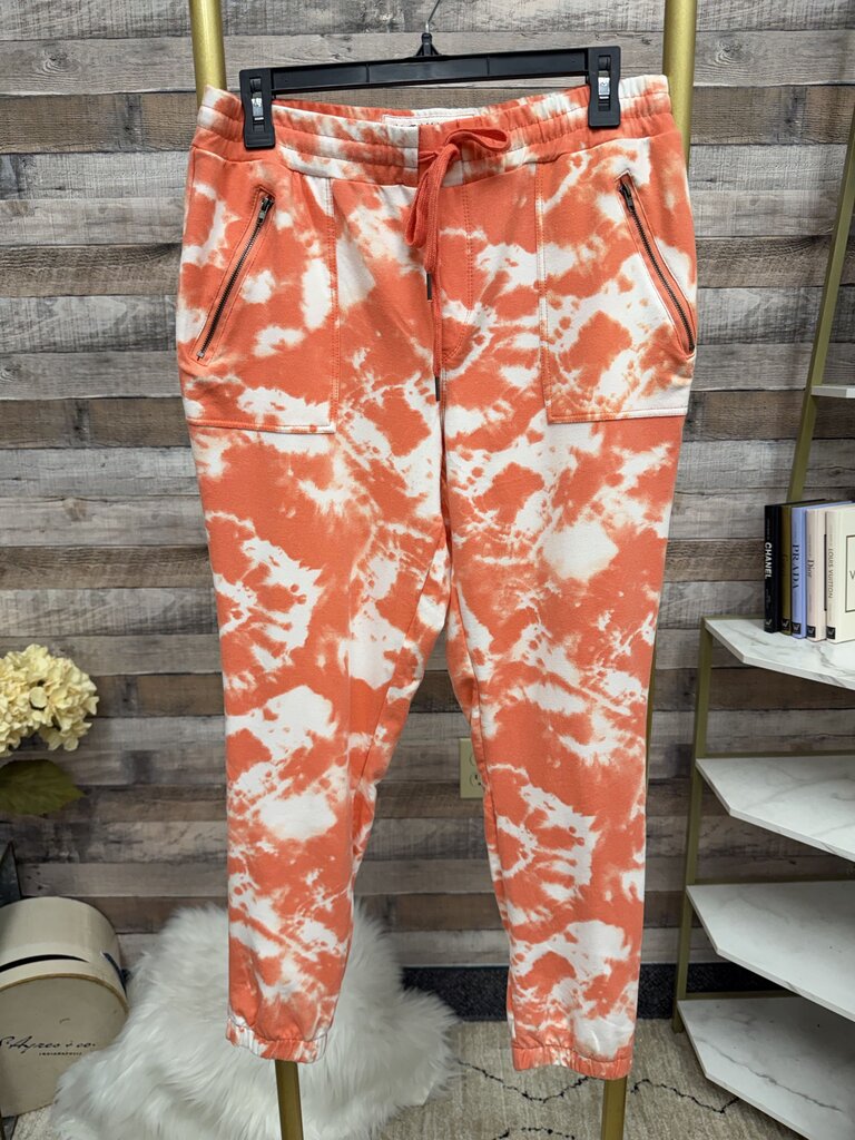 The Sweatshirt Project orange tie dye joggers