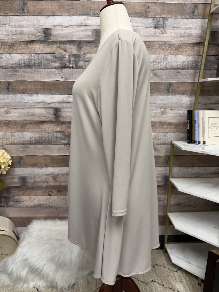 Alfani taupe tunic top