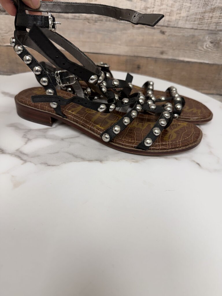 Sam Edelman black studded gladiator sandal