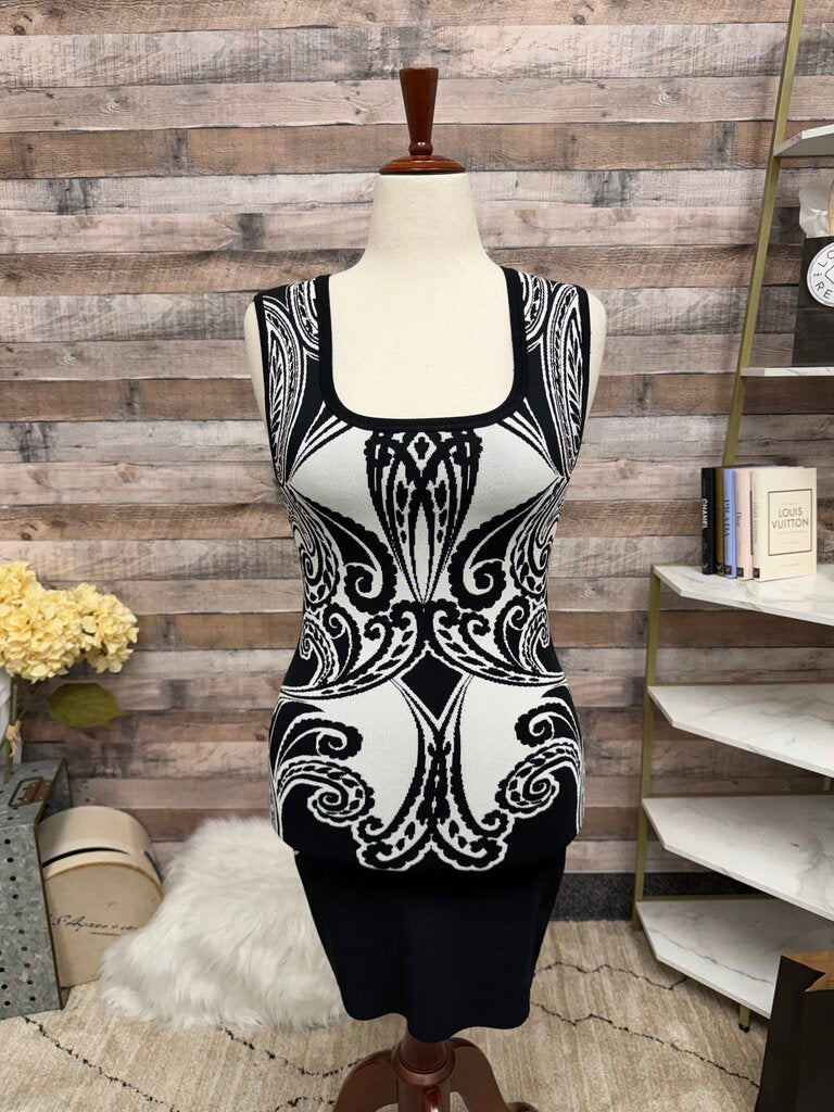Guess LA Black & White Bodycon Dress
