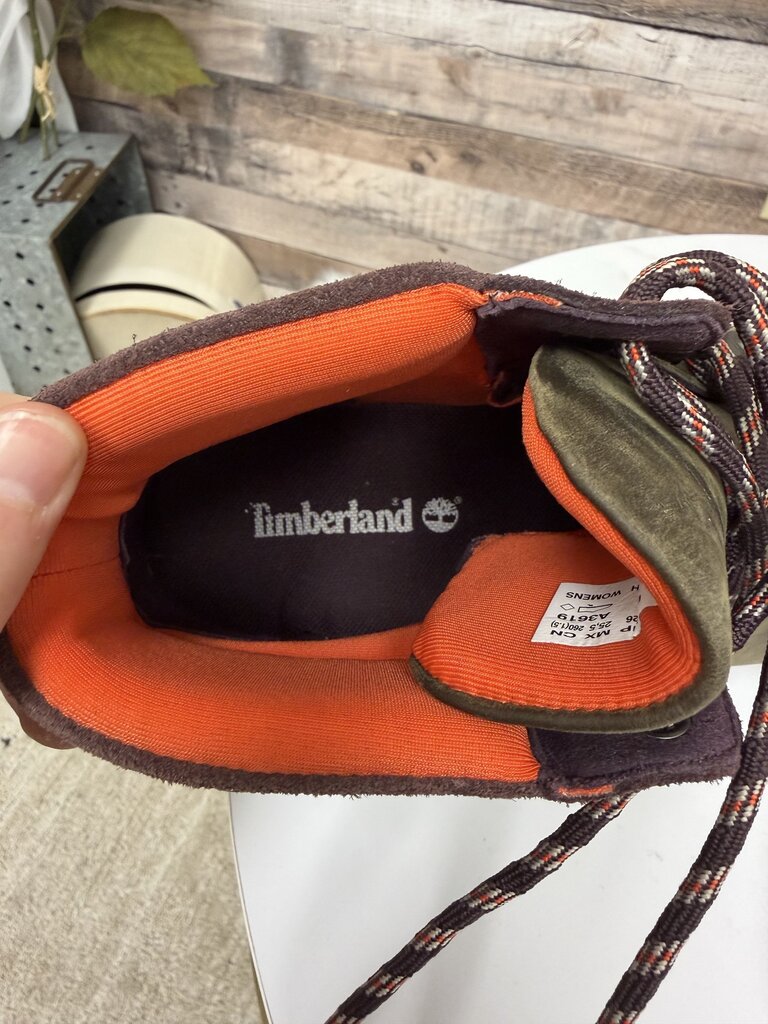 Timberland olive Kiri suede and leather hiking boot