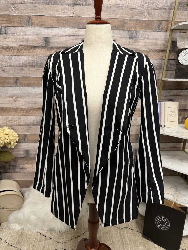 Bitte Kai Rand striped blazer double breasted style NWT Bitte Kai Rand black/white medium women BLAZERS