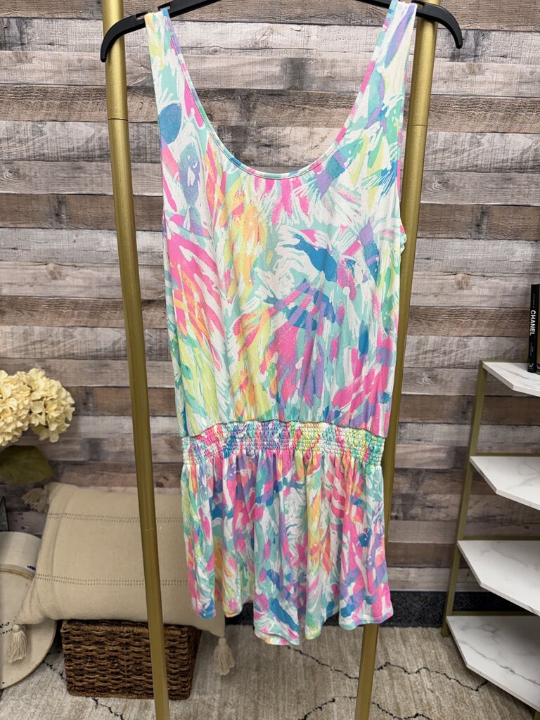 Lilly Pulitzer cinched waist short romper Lilly Pulitzer multicolored M women JUMPSUITS/ROMPERS