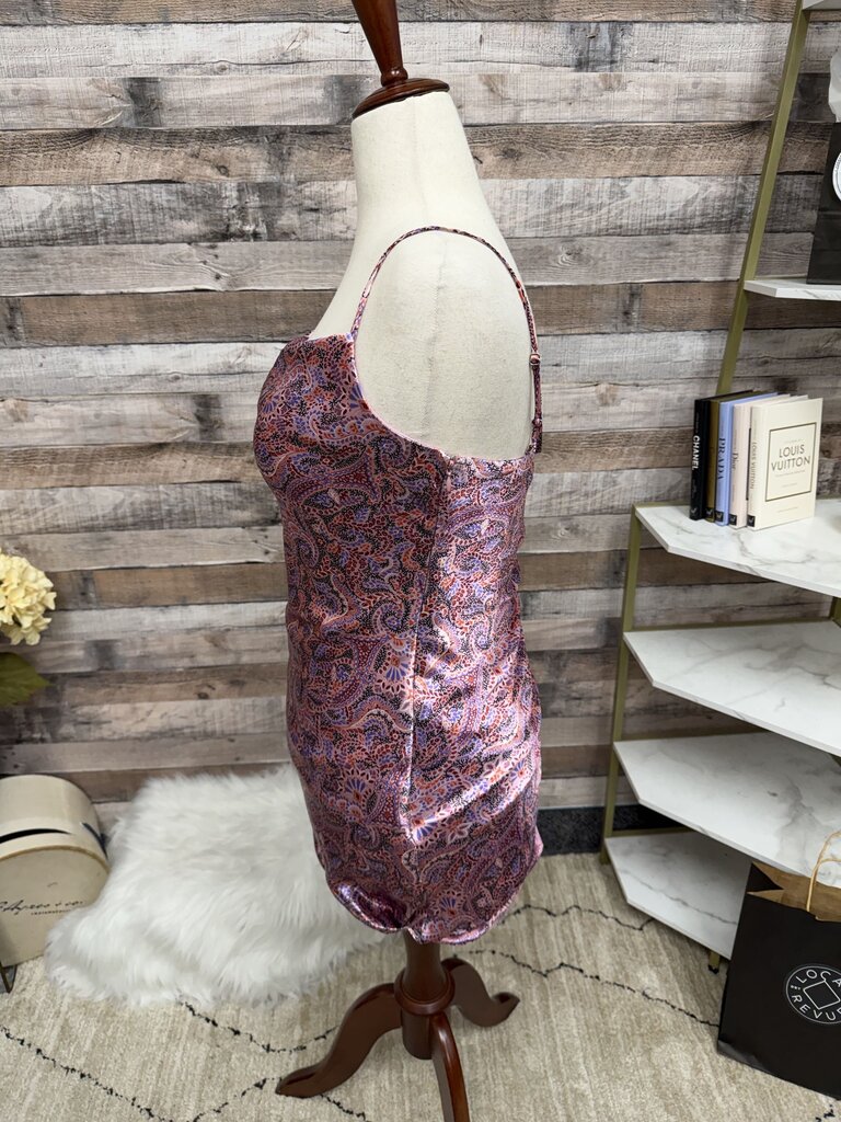 Cinq a Sept pink paisley mini dress NWT