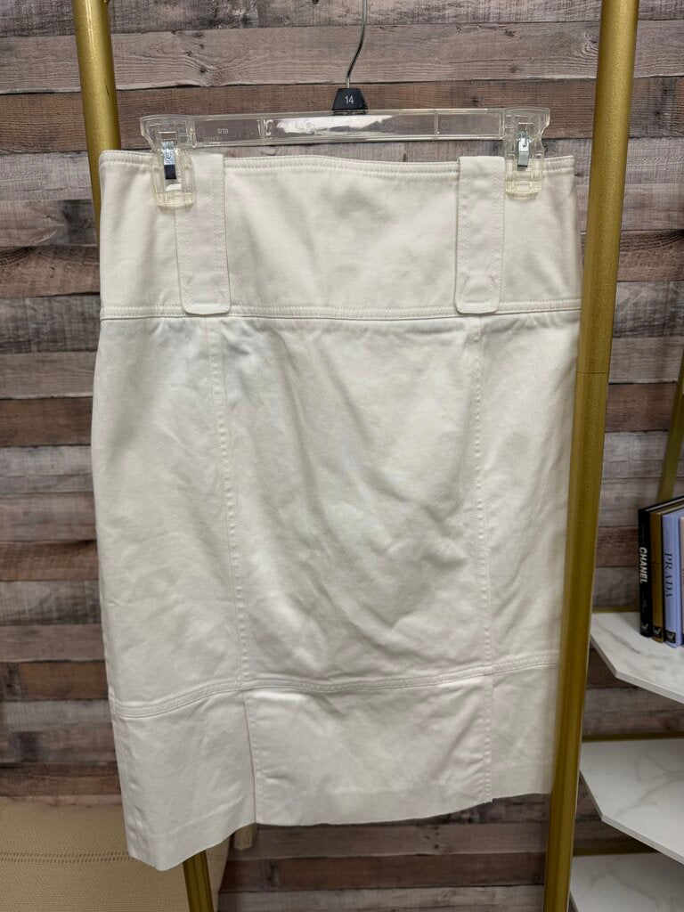 Burberry white pencil skirt Burberry White 6 women SKIRTS