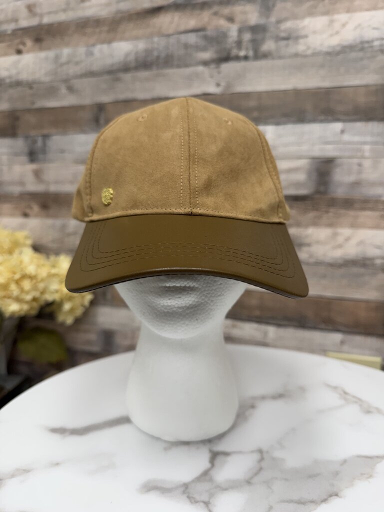 Vince Camuto brown faux suede baseball cap Vince Camuto Brown OS women HATS