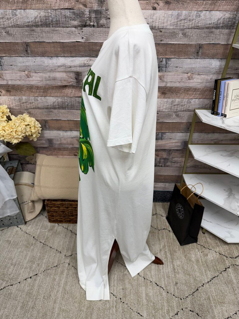 Farm Rio tropical banana print t shirt maxi dress FARM Rio White S women DRESSES
