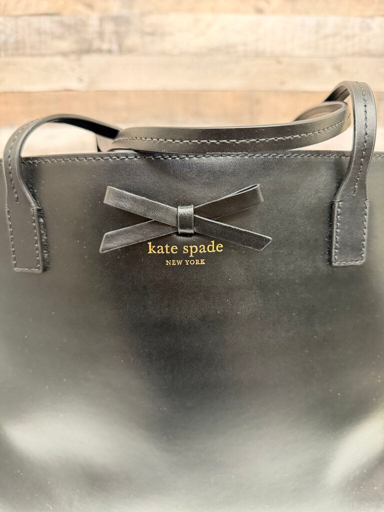 Kate Spade black Sawyer Street with bow detail